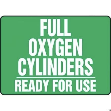 Accuform CYLINDER  COMPRESSED GAS SIGN MWLD504XP MWLD504XP